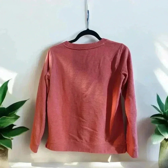 Talbots Coral Color Sweatshirt with Front Pocket Size XS - Picture 2 of 3